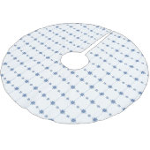 Skirt van de Blauwe Patroonboom van het Nederlands Kerstboom Rok (Gekanteld)