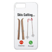 Skis Calling... iPhone 7+/8+Hoesje Case-Mate iPhone Case (Achterkant)
