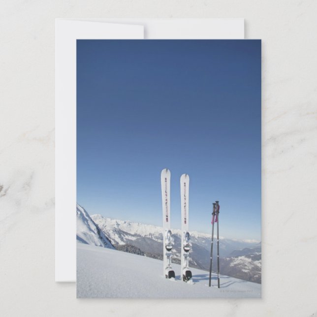 Skis en Ski Poles (Voorkant)