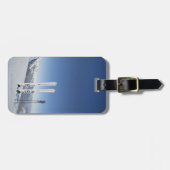 Skis en Ski Poles Bagagelabel (Voorkant horizontaal)