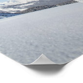 Skis en Ski Poles Poster (Hoek)