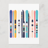 Ski's Feestdagenkaart (Voorkant)