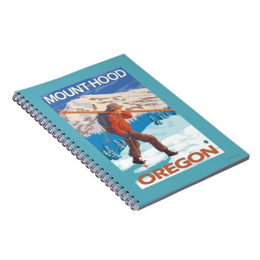 Skis voor het vervoeren van sneeuw - Hood voor de Notitieboek (Rechterzijde)