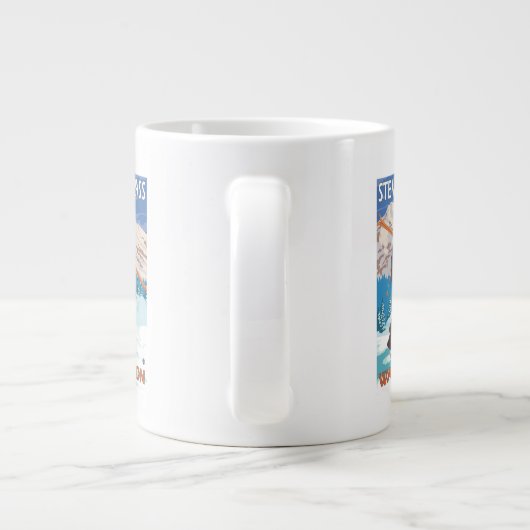 Skis voor het vervoeren van sneeuw - Stevens passe Grote Koffiekop (Achterkant)