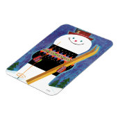 Skis voor Snowman Magneet (Linkerzijde)
