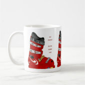 skischoen gaan skiën glijden leuk koffiemok (Links)