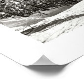 skischoen, skiliften eindelijk poster (Hoek)