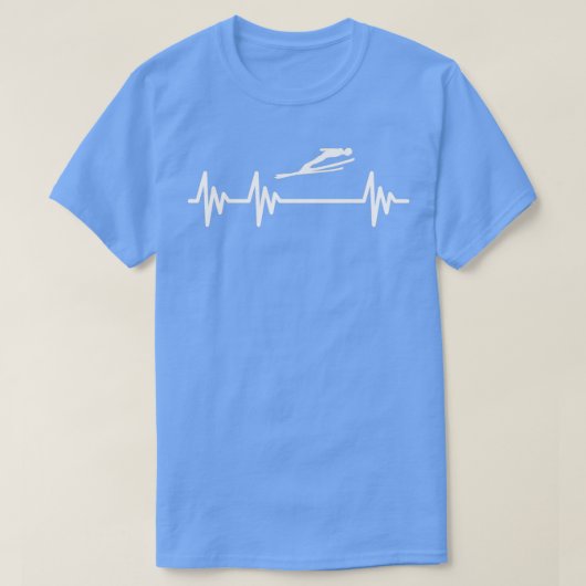 skischoenen hartslag 2 t-shirt (Design voorkant)