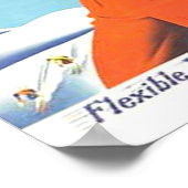  skischreclame poster (Hoek)