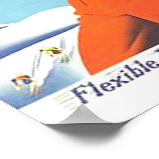  skischreclame poster (Hoek)