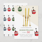 skiskiester Aprés Kaart (Voorkant / Achterkant)