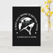 Skisport is beter skisport wintersport kaart (Gele Bloem)