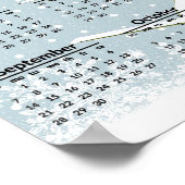 Skisport Scene 2025 Kalender Poster (Hoek)