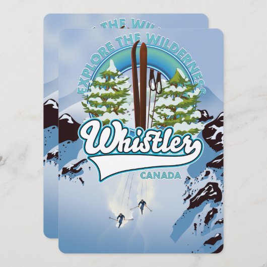 skisposter van flessler Canada. (Voorkant / Achterkant)