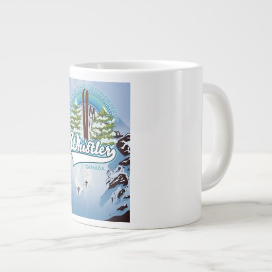skisposter van flessler Canada. Grote Koffiekop (Voorkant rechts)