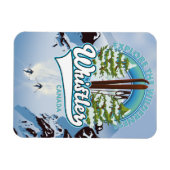 skisposter van flessler Canada. Magneet (Horizontaal)