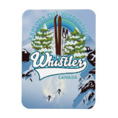 skisposter van flessler Canada. Magneet (Verticaal)