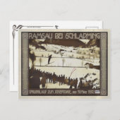 Skispringen 1932 briefkaart (Voorkant / Achterkant)