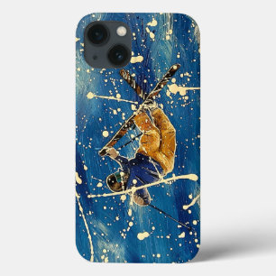 Skisprong splatter art Case-Mate iPhone case