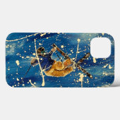 Skisprong splatter art Case-Mate iPhone case (Achterkant (horizontaal))