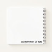 Skisprong splatter art notitieboek (Achterkant)