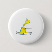 skistdino ronde button 5,7 cm (Voorkant)