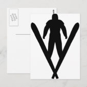 skistoeljumper briefkaart (Voorkant / Achterkant)