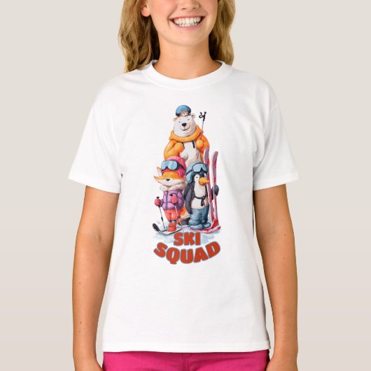 skiteam t-shirt (Voorkant)