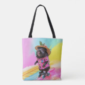 Skitter De Cavia-schaatser  Tote Bag (Achterkant)