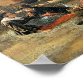 Skittle-spelers buiten een Inn, c.1660-63 Poster (Hoek)