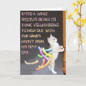 Skittles op het verjaardagsfeestje kaart (Gele Bloem)