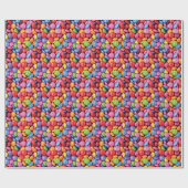 Skittles Pattern   Cadeaupapier (Vlak)