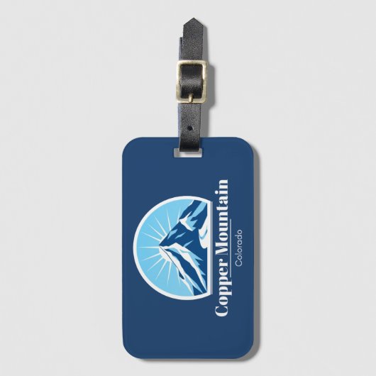 Skivakantie Copper Mountain Colorado Bagagelabel (Voorkant (verticaal))