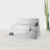 Skivakantie schets kaart (Voorkant)