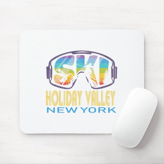 Skivakantie Valley New York Skivakantie Muismat (Met muis)