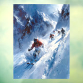 Skivenster vastkleven raamsticker (Vel 3)