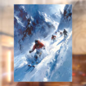 Skivenster vastkleven raamsticker (Vel 2)