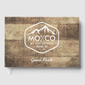 Skiverhuur Huis Rustiek Hout Custom Mountain Gastenboek (Voorkant)