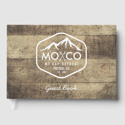 Skiverhuur Huis Rustiek Hout Custom Mountain Gastenboek (Voorkant)
