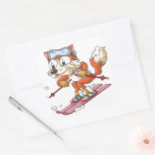 Skivos Vierkante Sticker (Envelop)