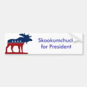 Skkokumchuck voor President Bumpersticker (Voorkant)