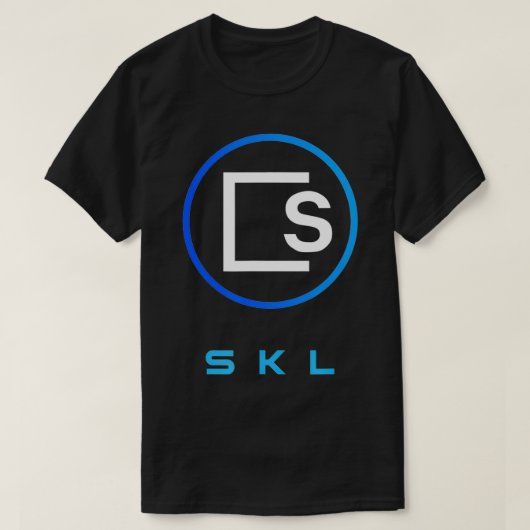 SKL Crypto HODL SKALE Token Decentralized Finance T-shirt (Design voorkant)