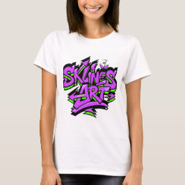 SklinesArt – Bold Graffiti Logo  T-shirt