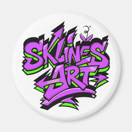 SklinesArt – Krachtig Graffiti-logo Magneet