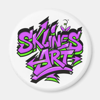 SklinesArt – Krachtig Graffiti-logo Magneet