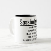 Sklootzak Wife Tweekleurige Koffiemok (Voorkant links)