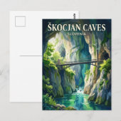 Škocjan-grotten Slovenië Briefkaart (Voorkant / Achterkant)