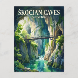 Škocjan-grotten Slovenië Briefkaart
