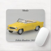 Skoda Felicia Roadster 1963 Mousepad Muismat (Met muis)