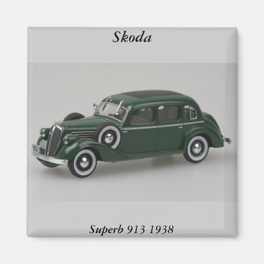 Skoda Superb 913 1938 Magneet (Voorkant)